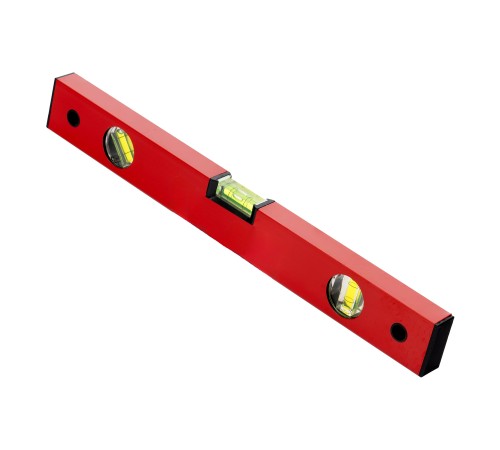 Уровень алюминиевый, 400 мм, 3 глазка, красный, линейка Matrix Уровень алюминиевый, 400 мм, 3 глазка, красный, линейка Matrix