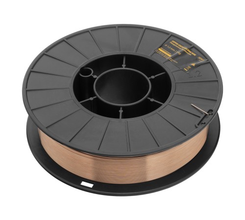 Омедненная проволока ER70S-6, диам. 1,2 мм, 5 кг, диам. катушки D200 Denzel