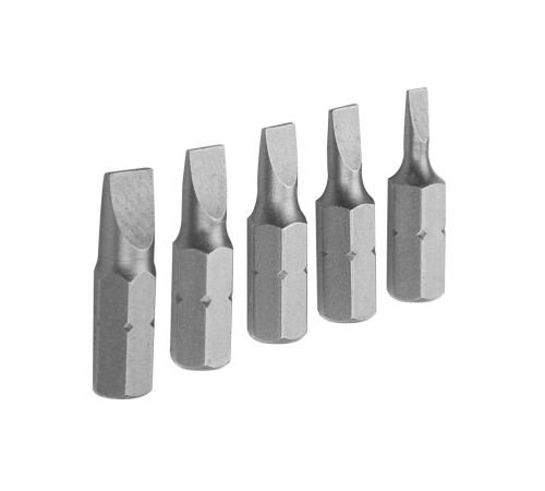 Набор вставок (бит) торцевых 1/4", Slotted, 3-6,5 мм, 25 мм, 5 предметов TOLSEN TT20285 Набор вставок (бит) торцевых 1/4", Slotted, 3-6,5 мм, 25 мм, 5 предметов TOLSEN TT20285
