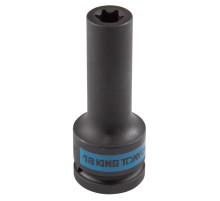 Головка торцевая ударная глубокая TORX Е-стандарт 3/4", E18, L = 110 мм KING TONY 647518M Головка торцевая ударная глубокая TORX Е-стандарт 3/4", E18, L = 110 мм KING TONY 647518M