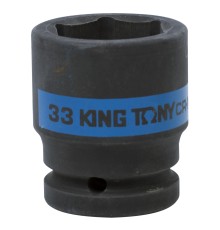 Головка торцевая ударная шестигранная 3/4", 33 мм KING TONY 653533M