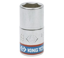 Головка торцевая стандартная шестигранная 1/4", 9 мм KING TONY 233509M