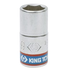 Головка торцевая стандартная шестигранная 1/4", 9 мм KING TONY 233509M Головка торцевая стандартная шестигранная 1/4", 9 мм KING TONY 233509M
