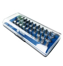 Набор вставок (бит) 1/4", PH, PZ, Hex, Torx, Slotted, 31 предмет МАСТАК 058-00031C