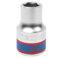 Головка торцевая стандартная шестигранная 1/2", 11 мм KING TONY 433511M Головка торцевая стандартная шестигранная 1/2", 11 мм KING TONY 433511M