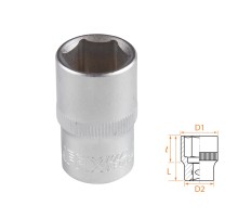 Головка торцевая стандартная шестигранная 1/2", 17 мм AFFIX AF00040017 Головка торцевая стандартная шестигранная 1/2", 17 мм AFFIX AF00040017