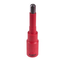Насадка (бита) торцевая диэлектрическая 1/2", HEX, 10 мм, L = 120 мм KING TONY 4035VE10 Насадка (бита) торцевая диэлектрическая 1/2", HEX, 10 мм, L = 120 мм KING TONY 4035VE10