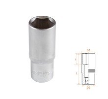 Головка торцевая глубокая шестигранная 3/8", 19 мм AFFIX AF00130019 Головка торцевая глубокая шестигранная 3/8", 19 мм AFFIX AF00130019