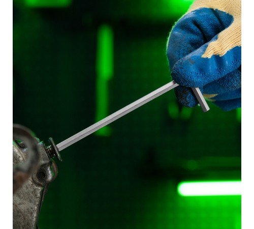 Набор ключей имбусовых, HEX, 1,5-10 мм, CrV, 9 шт., удлиненные, с шаром Сибртех