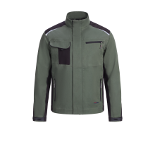 Куртка ProfLineLeader (тк.Хлопок/Спандекс,260), хаки/черный