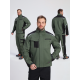Куртка ProfLineLeader (тк.Хлопок/Спандекс,260), хаки/черный