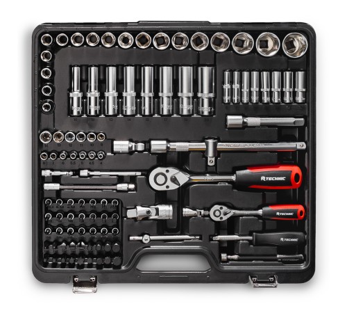 RUNTEC RT-HT121T Набор ручных инструментов RUNTEC TECHNIC 121 предмет 1/2", 1/4"