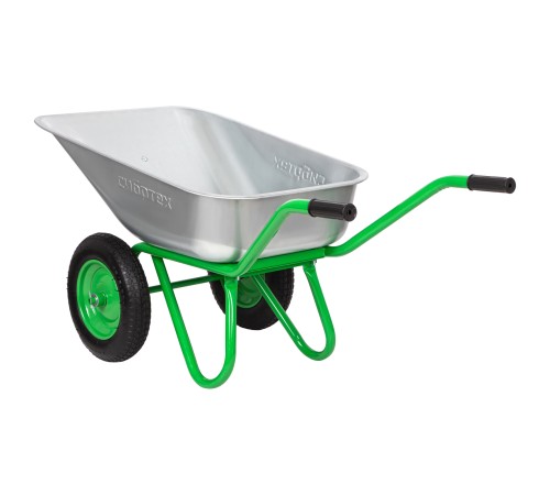 Тачка садово-строительная 2-х колесная, грузоподъемность 230 кг, объем 90 л Сибртех