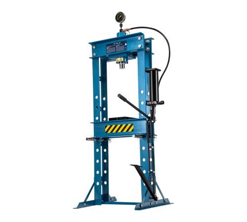 Пресс гидравлический с манометром и педалью, 30 т Stels