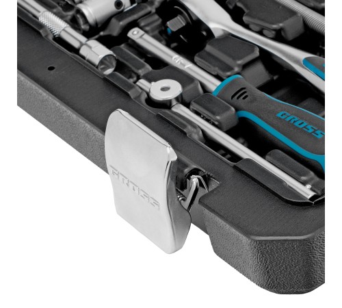 Набор инструментов 42 предмета, 120 зубьев, CrV, 1/4