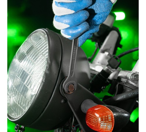 Набор ключей рожковых, 6-19 мм, 6 шт, CrV, фосфатированные, ГОСТ 2839 Сибртех