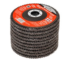 Круг лепестковый торцевой, P 40, 125 х 22,2 мм, 10 шт. Matrix