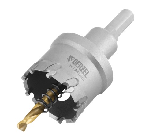 Коронка по металлу твердосплавная, 41 мм Denzel