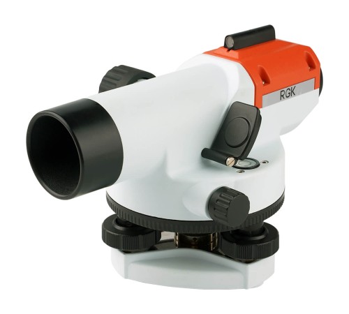 Комплект оптический нивелир RGK C-24 с поверкой + штатив S6-N + рейка AMO S4