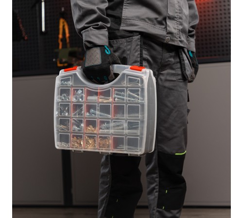 Органайзер двухсторонний 325 x 280 x 85 мм, пластик Stels