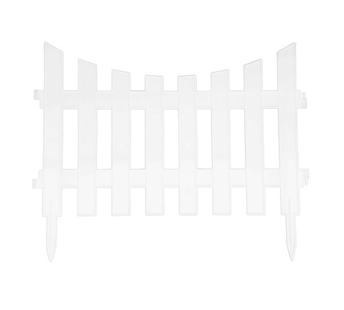 Забор декоративный 36х300 см, белый, Palisad Забор декоративный 36х300 см, белый, Palisad