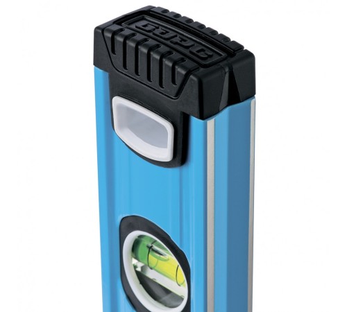 Уровень алюминиевый, 1500 мм, профиль 1,6 мм, фрезерованный, ударопрочные заглушки, 3 глазка Барс