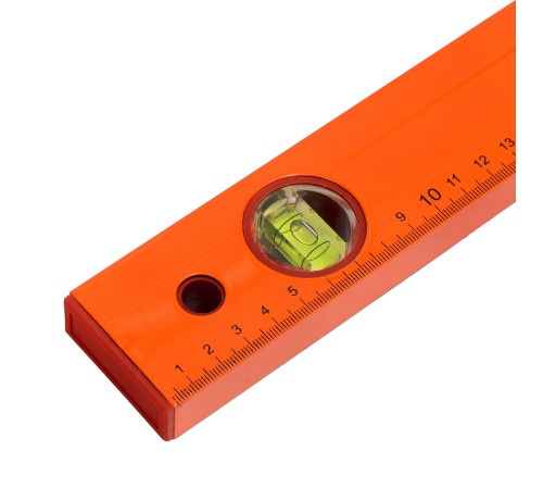 Уровень алюминиевый, 1200 мм, 3 глазка, желтый, линейка Sparta