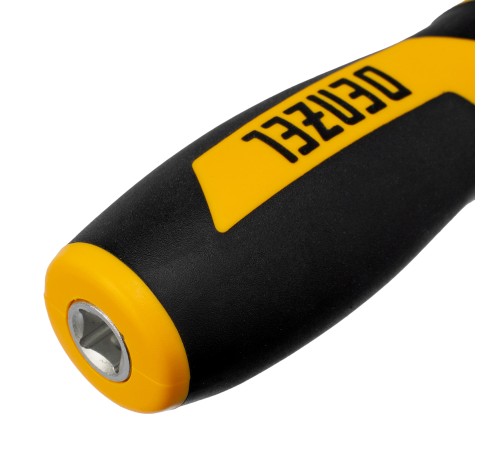 Набор инструментов, 1/2", 1/4", CrV, S2, пластиковый кейс, 122 предмета Denzel