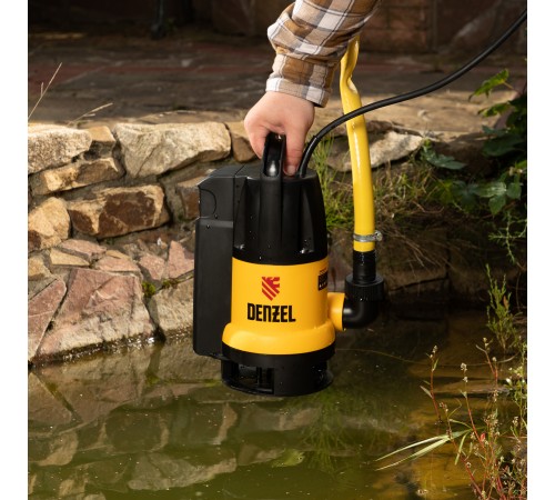 Дренажный насос DP800A, 800 Вт, подъем 5 м, 13000 л/ч Denzel