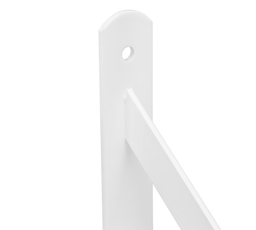 Кронштейн усиленный, 300 х 200 х 30 х 4 мм, белый Сибртех