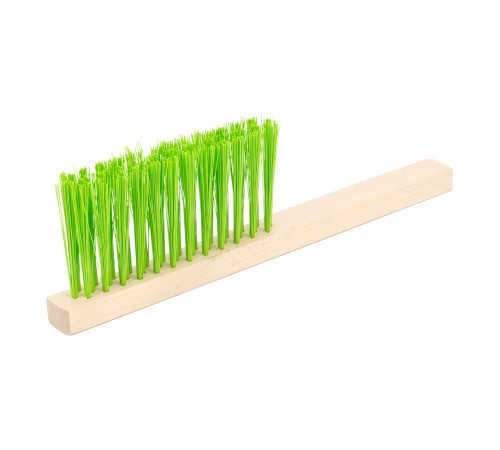 Щетка-сметка трехрядная, 280 мм, деревянная ручка Сибртех