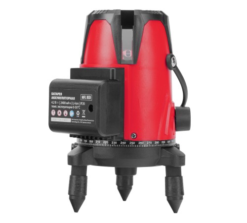 Лазерный уровень MFL RED, 30 м, красный луч, акк. Li 2400 mAh, сумка, резьба 5/8" MTX