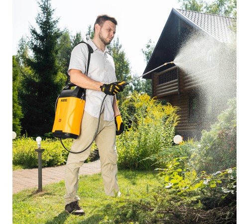 Опрыскиватель аккумуляторный D-8LI, 8 л, 12 В, 2 Ач Denzel