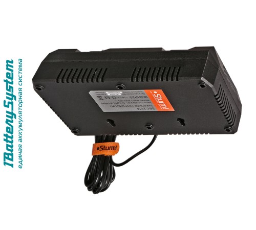 SBC20M зарядное устройство Sturm! 18В,1BatterySystem, 2 x 4,5 А для двух батарей SBC20M зарядное устройство Sturm! 18В,1BatterySystem, 2 x 4,5 А для двух батарей