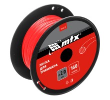 Леска для триммера круглая 2,0 мм х 160 м, на катушке //MTX