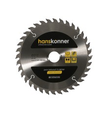 Пильный диск по дереву 210x30мм, 36 зубьев, Hanskonner