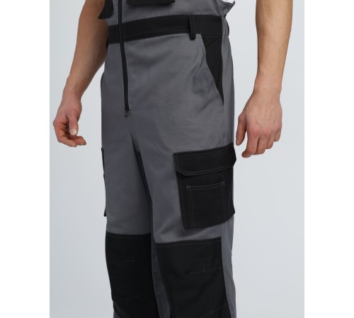 Полукомбинезон Милан CH (тк.Смесовая,260), т.серый/черный