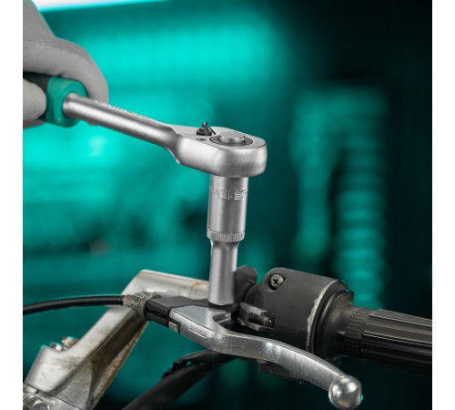 Головка торцевая удлиненная, 10 мм, шестигранная, CrV, под квадрат 1/2 Stels