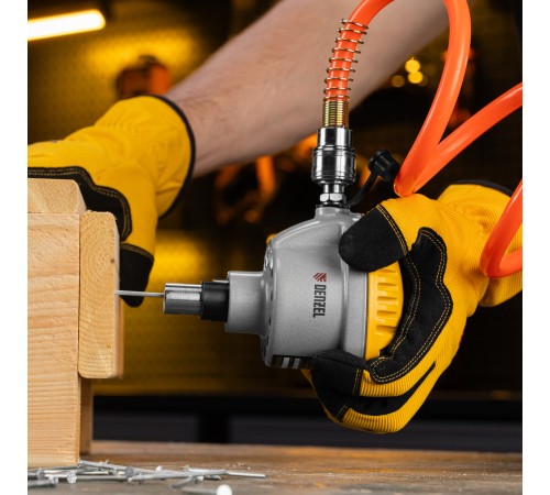 Пневматический молоток HP120 для одиночных гвоздей до 120 мм// Denzel