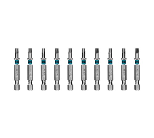 Бита Torx 25х50мм, сталь S2, шестигр., 10 шт. Gross
