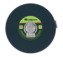 Рулетка геодезическая 50 м х 13 мм, закрытый корпус, фибергласовая лента Сибртех Рулетка геодезическая 50 м х 13 мм, закрытый корпус, фибергласовая лента Сибртех