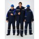 Костюм зимний Фаворит-Мега (тк.Протек,240) п/к, т.синий/черный/васильковый