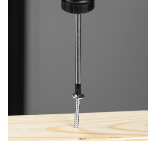 Отвертка, PH1х75 мм, S2, 3к рукоятка Denzel