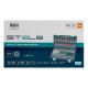Набор инструмента, 1/4, Cr-V, S2, усиленный кейс, 47 предметов Stels