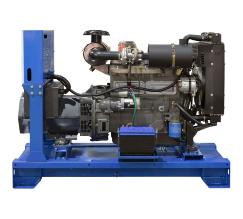 Дизельный генератор ТСС ЭД-30-Т400 с АВР в погодозащитном кожухе на прицепе