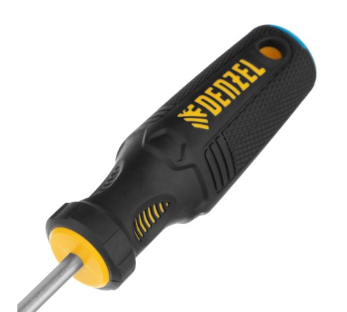 Отвертка SL5x150 мм, CrV, трехкомпонентная рукоятка Denzel