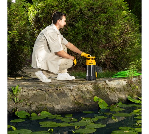 Погружной насос высокого давления PH1100, 1100Вт, подъем 40м, 5500 л/ч Denzel