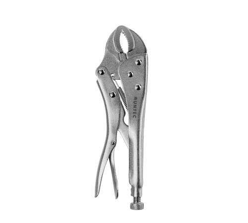 RUNTEC RT-PLG10250 Клещи зажимные RUNTEC ручной зажим с фиксатором, полукруглый захват, 250 мм
