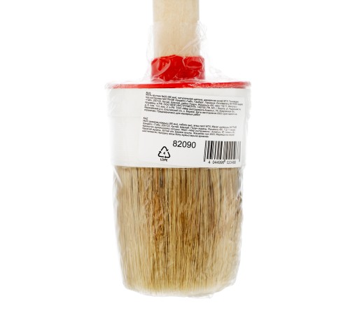 Кисть круглая №20 (65 мм), натуральная щетина, деревянная ручка MTX