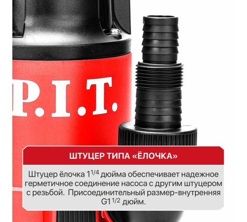 Насос дренажный сетевой P.I.T. PSW550-C